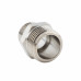 Ниппель переходной 1/2" х 3/8" , НР-НР, никелированный Alato