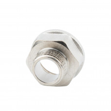 Переходник 1/2" х 3/8" ВР-НР, никелированный Alato