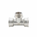 Тройник 3/4" ВР-НР-ВР, никелированный Alato