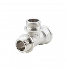 Тройник 1/2" ВР-НР-НР, никелированный Alato Тройник 1/2" ВР-НР-НР, никелированный Alato