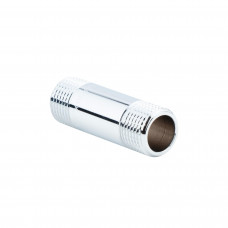Бочонок 1/2" х 60 мм НР-НР, хромированный Alato Бочонок 1/2" х 60 мм НР-НР, хромированный Alato