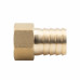 Штуцер 1/2" x 18мм ВР, латунный Alato