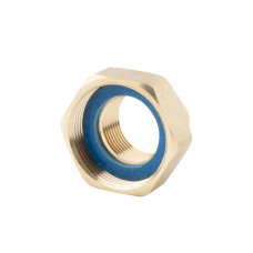 Гайка для насоса 1 1/2" x 1"  (в паре)ВР-ВР, латунная Alato