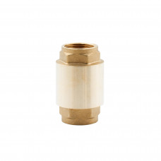 Клапан обратный 1/2" ВР-ВР, пружинный, с латунным седлом Alato