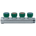 Регулирующий коллектор Alato 1" x 3/4", 4 выхода Регулирующий коллектор Alato 1" x 3/4", 4 выхода