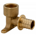 Угольник настенный латунный 20 x 1/2" Alato
