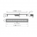 Душевой лоток AlcaPlast APZ10 Simple 550 мм с порогами Душевой лоток AlcaPlast APZ10 Simple 550 мм с порогами