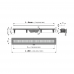 Душевой лоток AlcaPlast APZ10 Simple 850 мм с порогами Душевой лоток AlcaPlast APZ10 Simple 850 мм с порогами
