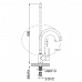 Смеситель с гибким изливом GANZER MARIA GZ22021 CHROME Смеситель с гибким изливом GANZER MARIA GZ22021 CHROME