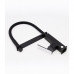 Смеситель с гибким изливом GANZER REIN GZ16037C BLACK