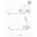Cмеситель для ванны GANZER SATI GZ13042 CHROME Cмеситель для ванны GANZER SATI GZ13042 CHROME