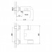 Cмеситель для ванны GANZER GZ44033F WHITE Cмеситель для ванны GANZER GZ44033F WHITE