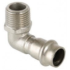 Угольник пресс Valtec 18х3/4" НР 90° (пресс-фитинги из нерж. стали серии VTi.953.I)