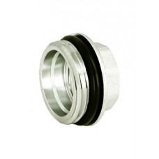 Переходник Uni-Fitt 1"x1/2" НР/ВР с прокладкой O-ring никелированный 634N4201